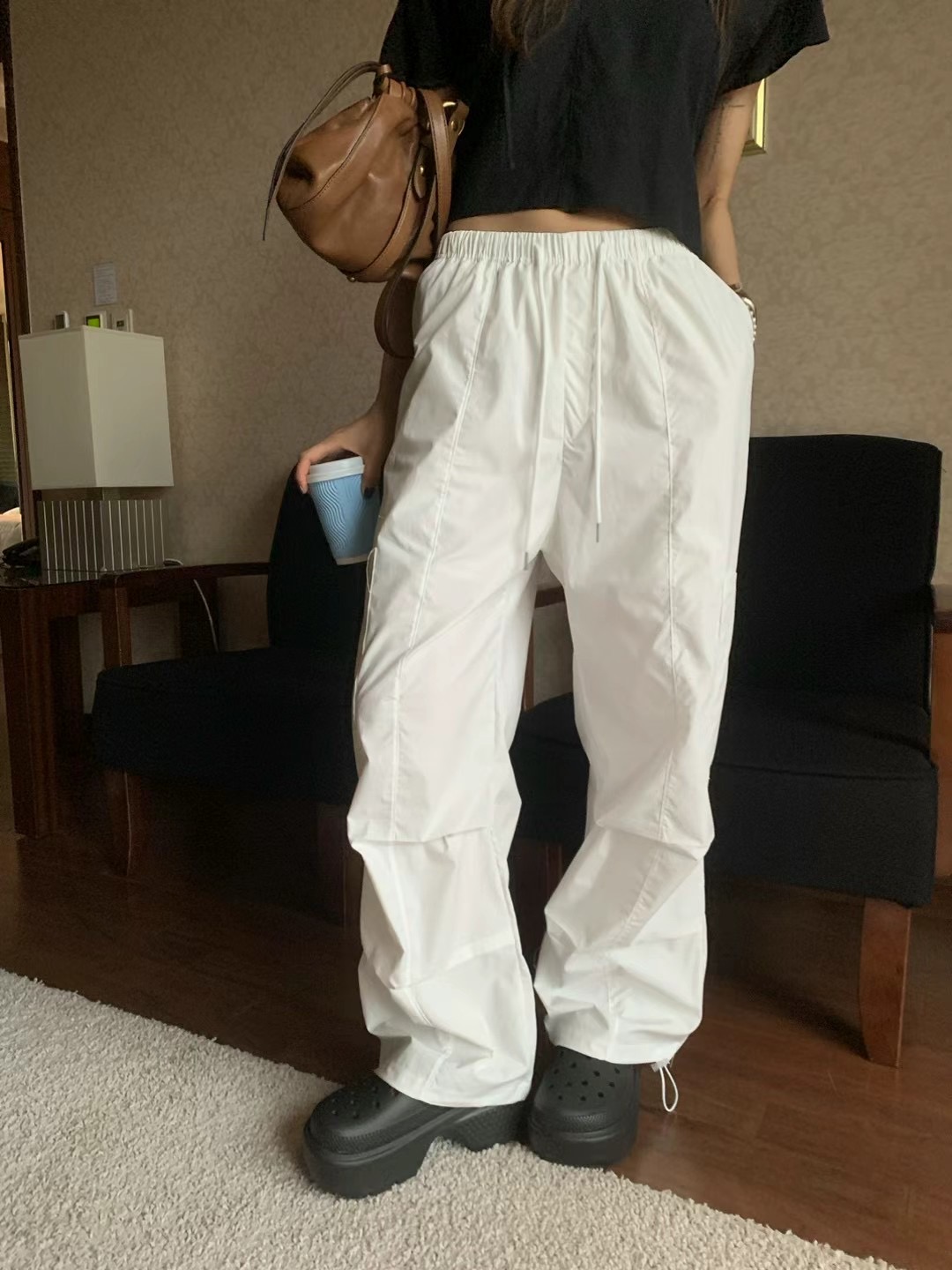ONDA韓國直郵東大門代購女裝新款時尚職業熱賣推薦休閑休閑褲ONDA休閑褲
