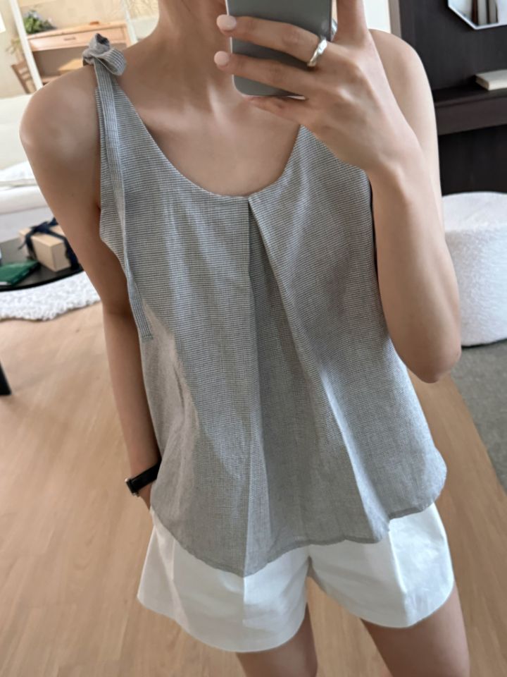 DOIT直郵韓國代購女裝新款推薦時尚24春夏休閑熱賣吊帶背心DOIT吊帶/背心