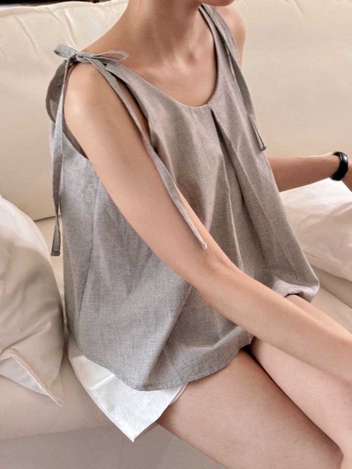 DOIT直郵韓國代購女裝新款推薦時尚24春夏休閑熱賣吊帶背心DOIT吊帶/背心