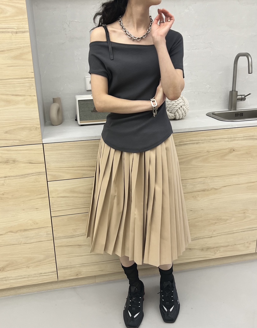 GINGER韓國直郵女裝新款推薦人氣24春夏真品半身裙中短裙COCOMATON半身裙/中短裙