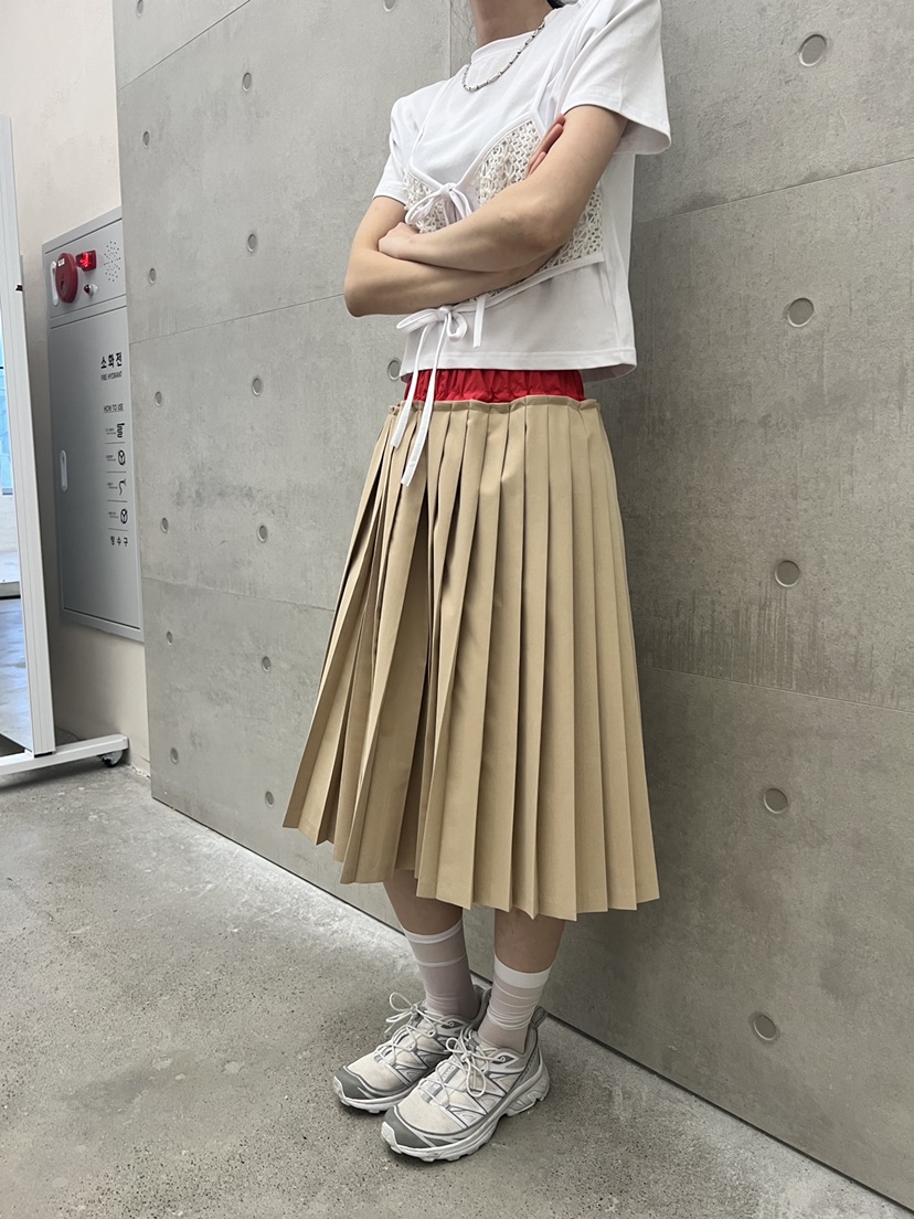 GINGER韓國直郵女裝新款推薦人氣24春夏真品半身裙中短裙COCOMATON半身裙/中短裙
