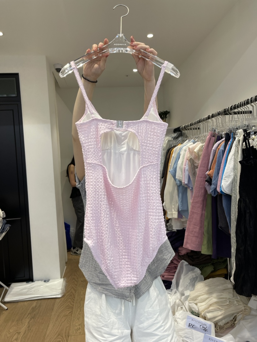 RIVEROOM韓國直郵東大門代購女裝新品休閑時尚24春夏泳裝RIVEROOM泳裝