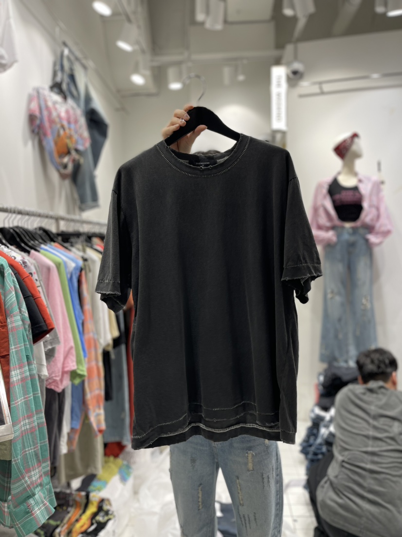 THE WEEKND韓國直郵東大門代購女裝新款推薦休閑人氣真品T恤THE WEEKNDT恤圖色3
