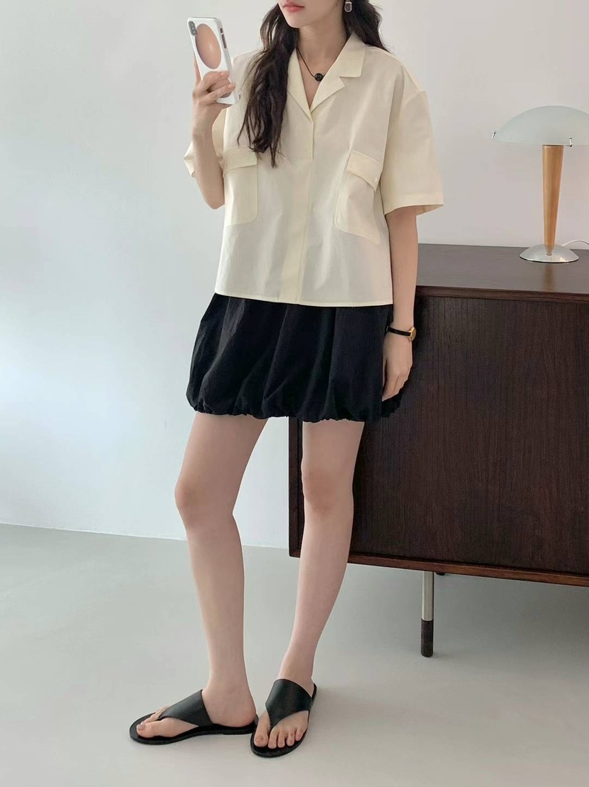 EGG/DS訂貨周期長韓國直郵東大門實拍女裝新款真品襯衫蕾絲衫PROJECT ELF/ELF-L襯衫/蕾絲衫