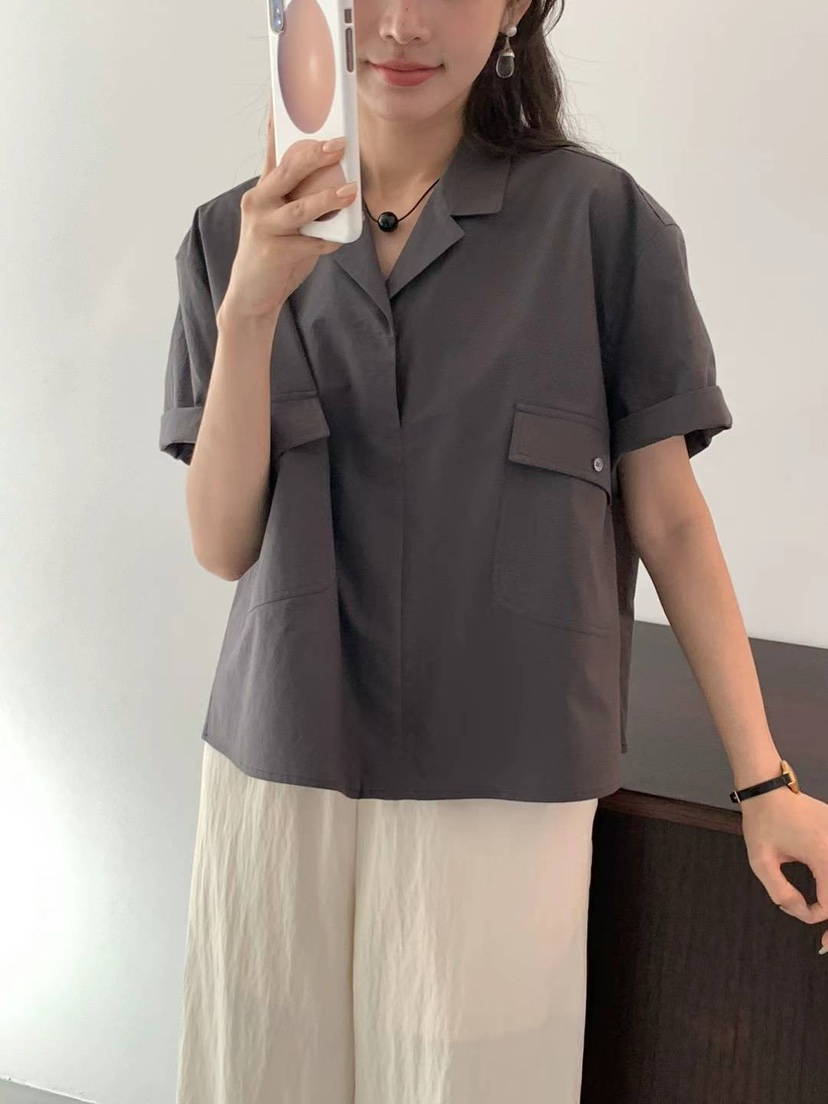 EGG/DS訂貨周期長韓國直郵東大門實拍女裝新款真品襯衫蕾絲衫PROJECT ELF/ELF-L襯衫/蕾絲衫圖色2