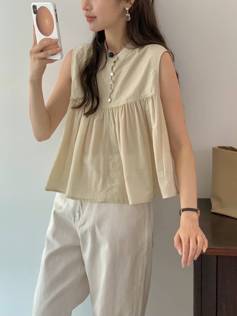 EGG/DS訂貨周期長韓國直郵東大門實拍女裝新款休閑吊帶背心PROJECT ELF/ELF-L吊帶/背心