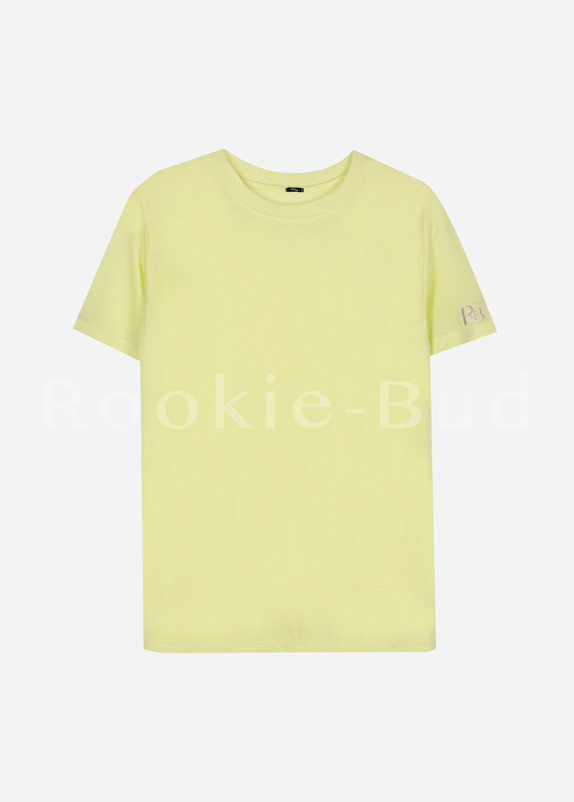 ROOKIE BUD韓國直郵東大門代購女裝新品真品熱賣T恤天絲刺繡ROOKIE BUDT恤圖色1