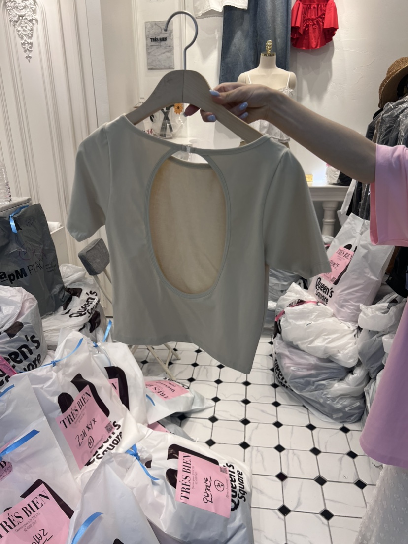 TRES BIEN直郵韓國代購女裝新品職業真品時尚推薦人氣休閑T恤TRES BIENT恤