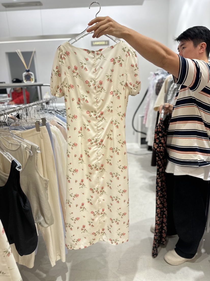 LAMOODJ直郵韓國代購女裝新品推薦人氣24春夏真品休閑連衣裙LAFFINE-P連衣裙