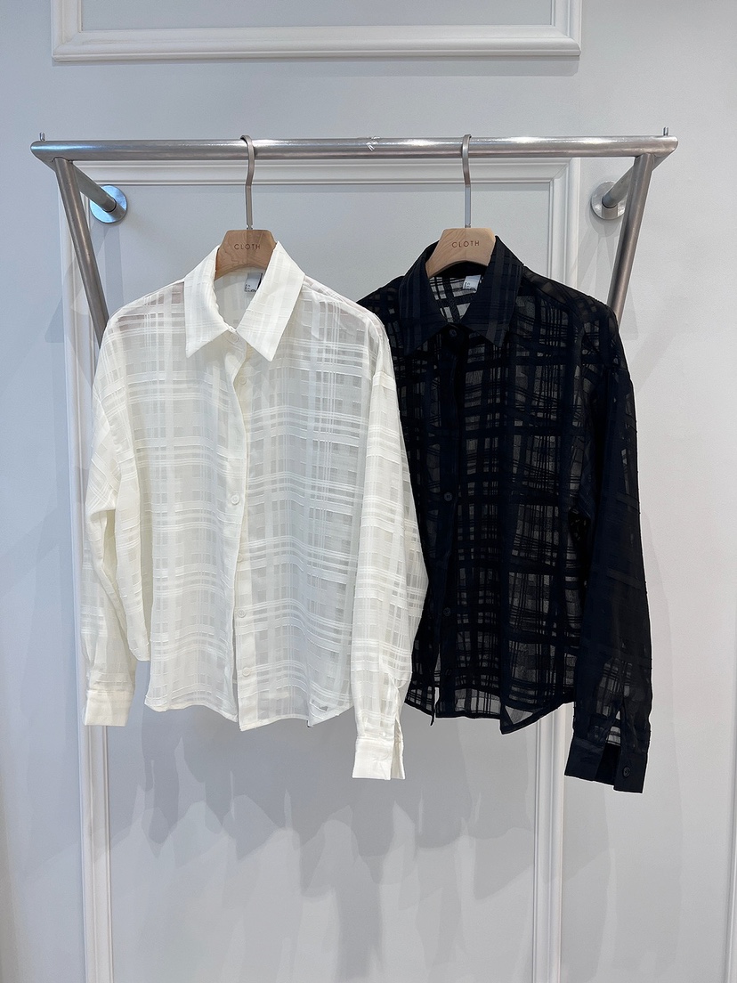 CLOTH韓國直郵東大門實拍女裝新品時尚真品人氣襯衫蕾絲衫透視CLOTH襯衫/蕾絲衫