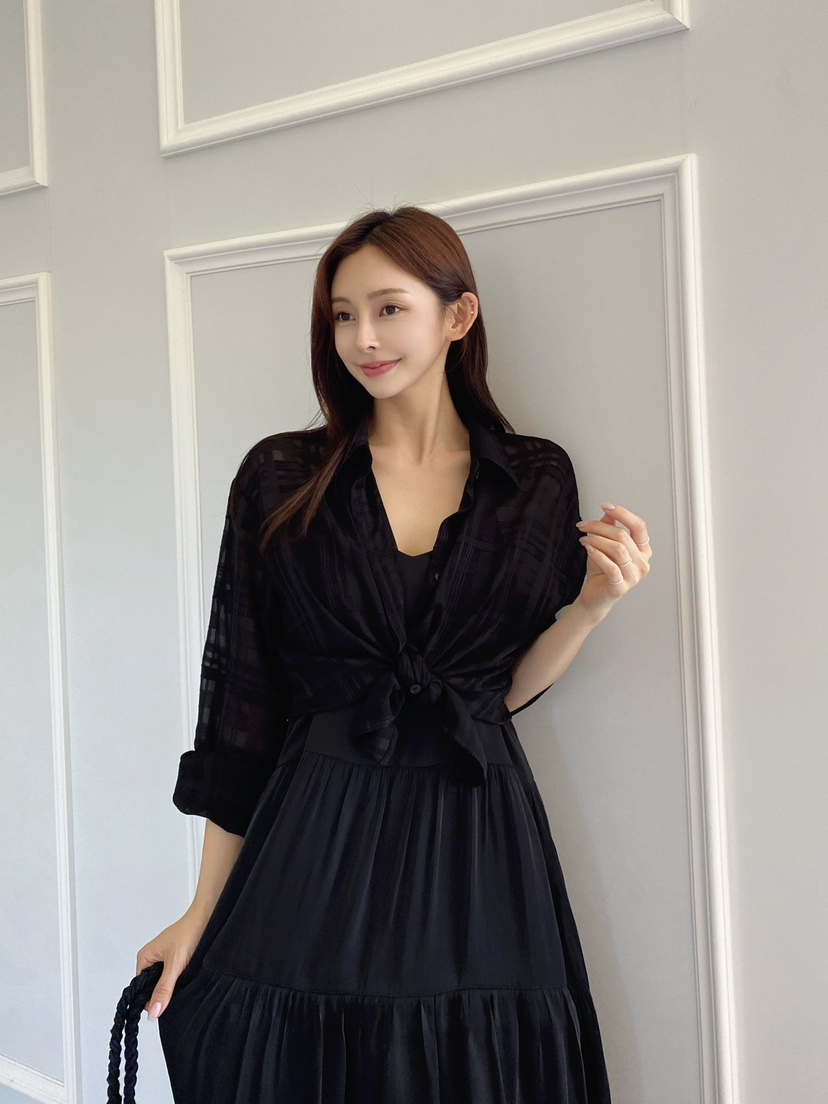 CLOTH韓國直郵東大門實拍女裝新品時尚真品人氣襯衫蕾絲衫透視CLOTH襯衫/蕾絲衫