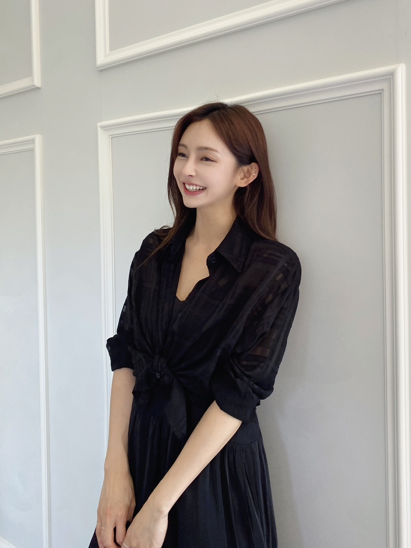 CLOTH韓國直郵東大門實拍女裝新品時尚真品人氣襯衫蕾絲衫透視CLOTH襯衫/蕾絲衫
