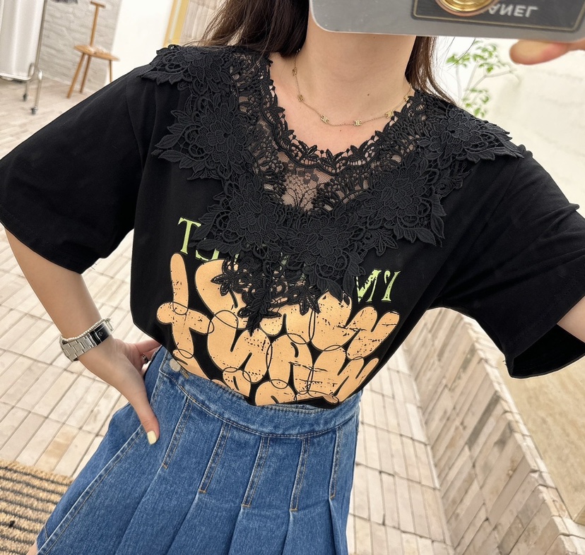 LOVABLE韓國直郵東大門代購女裝新款推薦真品熱賣休閑職業T恤LOVABLET恤