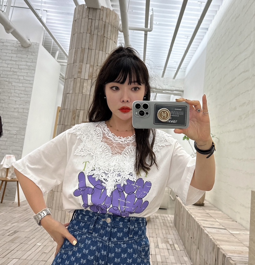 LOVABLE韓國直郵東大門代購女裝新款推薦真品熱賣休閑職業T恤LOVABLET恤