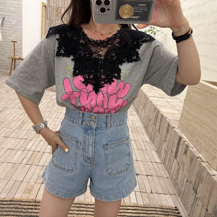 LOVABLE韓國直郵東大門代購女裝新款推薦真品熱賣休閑職業T恤LOVABLET恤