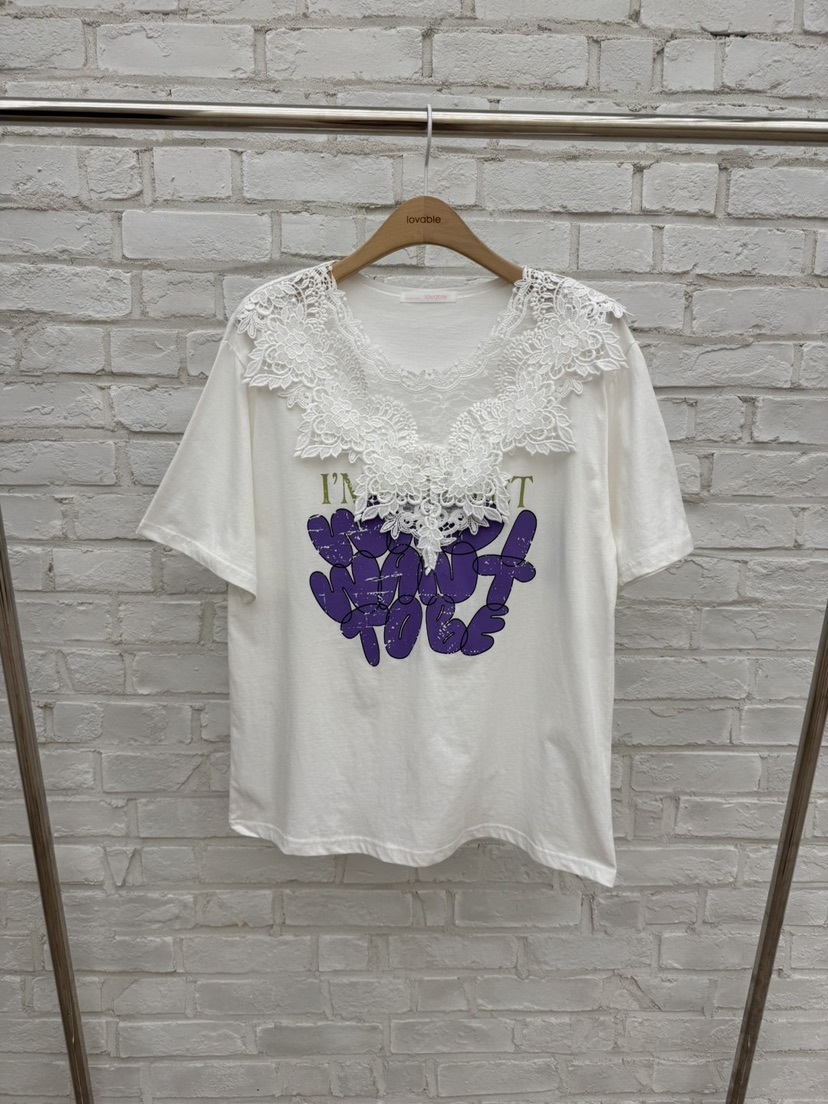 LOVABLE韓國直郵東大門代購女裝新款推薦真品熱賣休閑職業T恤LOVABLET恤圖色2