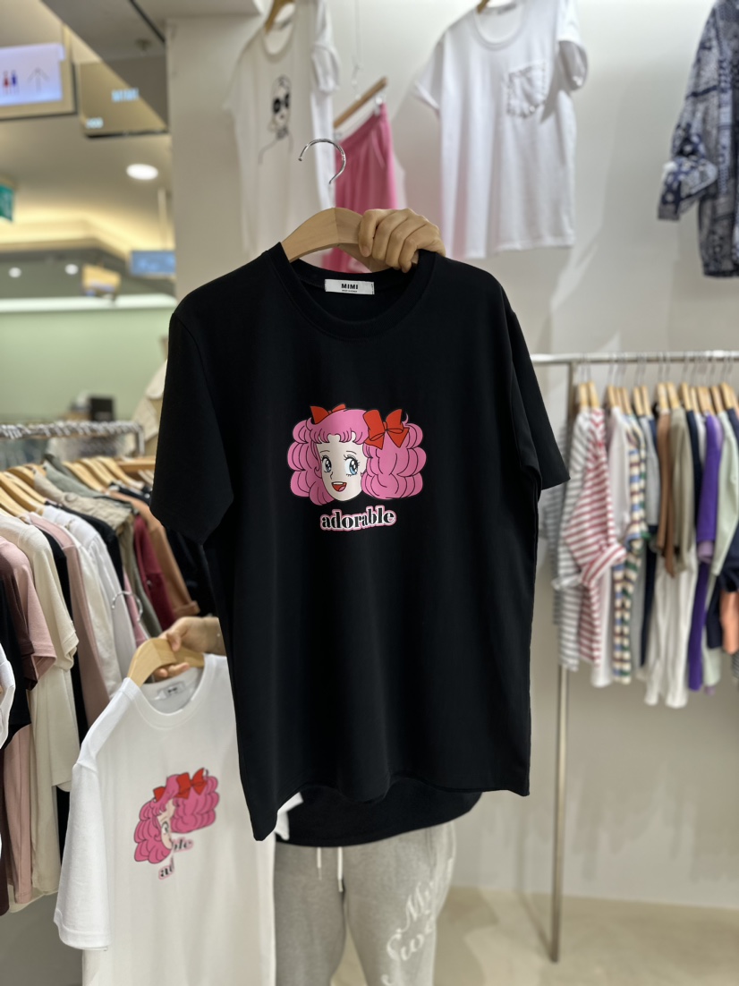 MIMI韓國直郵女裝新款職業真品熱賣休閑人氣推薦時尚24春夏T恤101SHOWROOM/AYCET恤圖色3