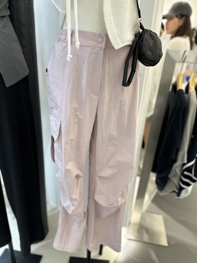 MOMENT直郵韓國代購女裝新品真品熱賣推薦24春夏休閑休閑褲MOMENT/RECOVER休閑褲