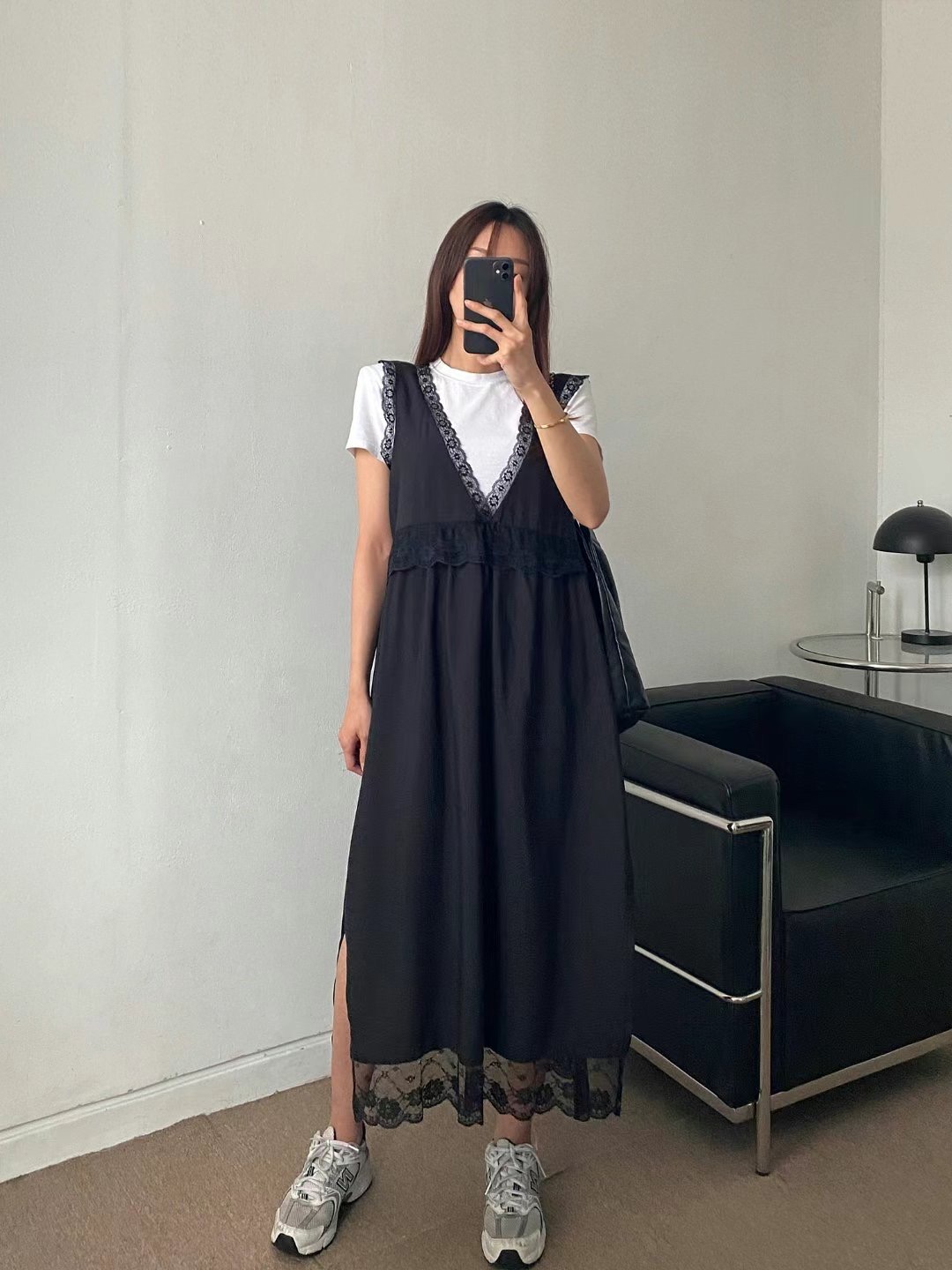 MODNEY韓國直郵女裝新品熱賣真品時尚推薦職業24春夏連衣裙TWOWAY連衣裙
