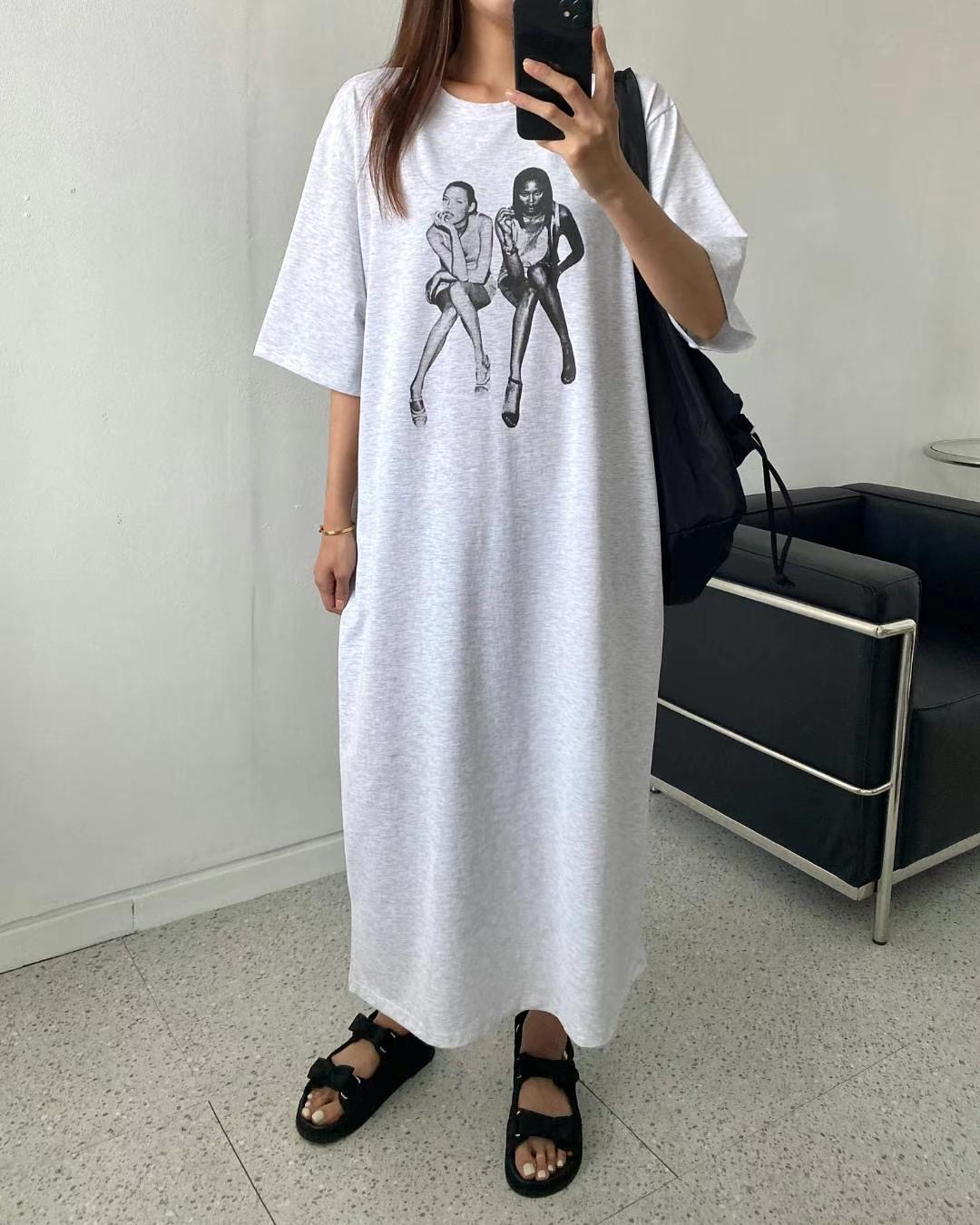 MODNEY韓國直郵女裝新品熱賣真品推薦時尚職業休閑24春夏連衣裙TWOWAY連衣裙圖色2