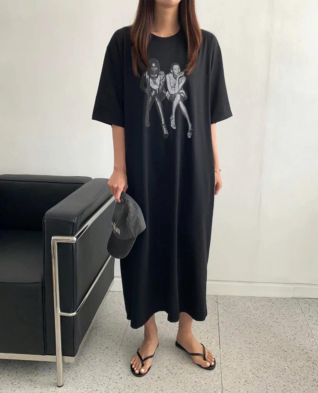 MODNEY韓國直郵女裝新品熱賣真品推薦時尚職業休閑24春夏連衣裙TWOWAY連衣裙圖色3