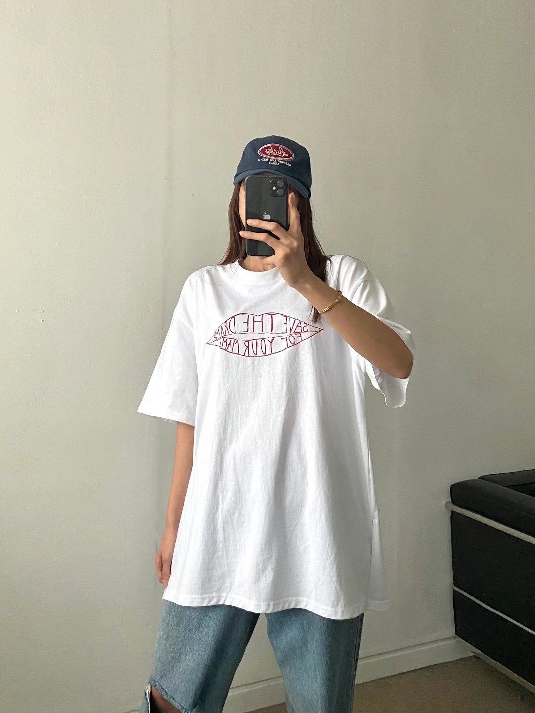 MODNEY韓國直郵東大門代購女裝新品推薦人氣休閑熱賣時尚T恤TWOWAYT恤圖色3