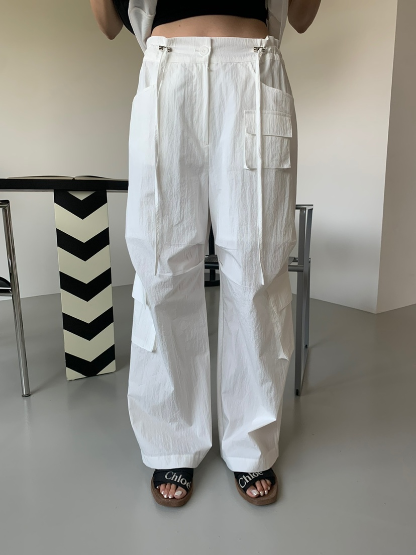 BANI BLUBH韓國直郵東大門代購女裝新款推薦熱賣休閑褲口袋BANI BLUSH休閑褲