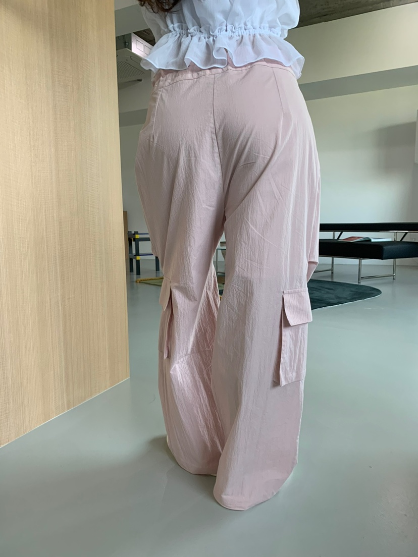 BANI BLUBH韓國直郵東大門代購女裝新款推薦熱賣休閑褲口袋BANI BLUSH休閑褲