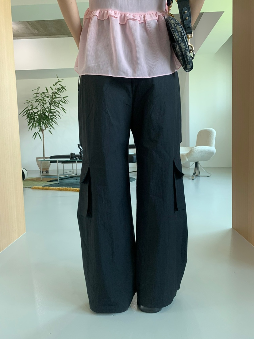BANI BLUBH韓國直郵東大門代購女裝新款推薦熱賣休閑褲口袋BANI BLUSH休閑褲