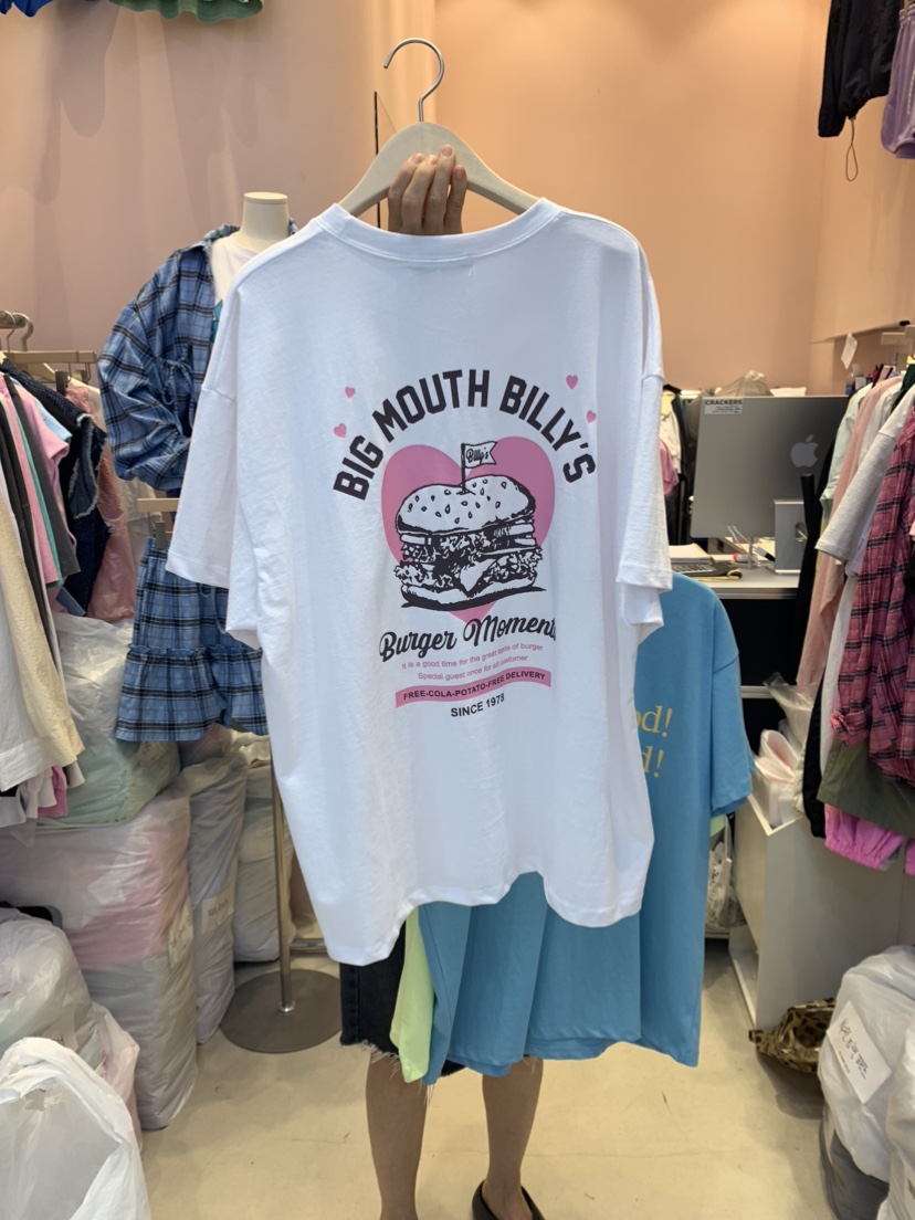 CRACKERS韓國直郵東大門實拍女裝新品職業真品人氣推薦24春夏T恤CRACKERST恤