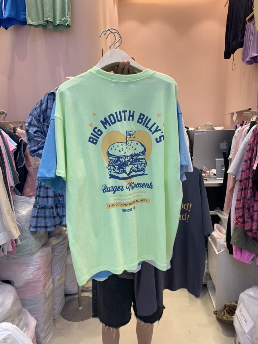 CRACKERS韓國直郵東大門實拍女裝新品職業真品人氣推薦24春夏T恤CRACKERST恤