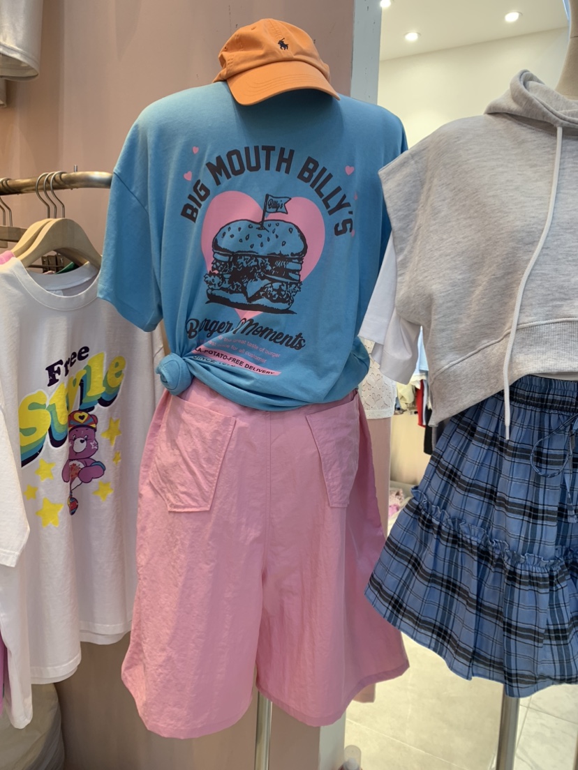 CRACKERS韓國直郵東大門實拍女裝新品職業真品人氣推薦24春夏T恤CRACKERST恤