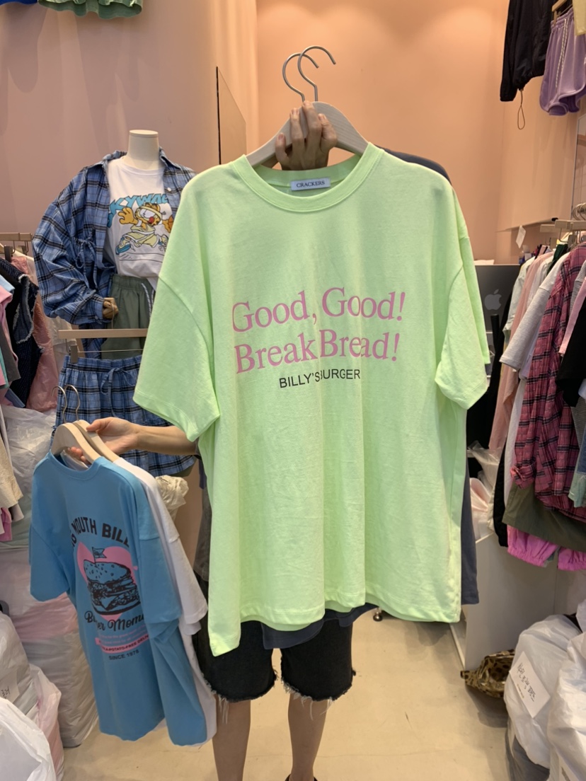 CRACKERS韓國直郵東大門實拍女裝新品職業真品人氣推薦24春夏T恤CRACKERST恤圖色3