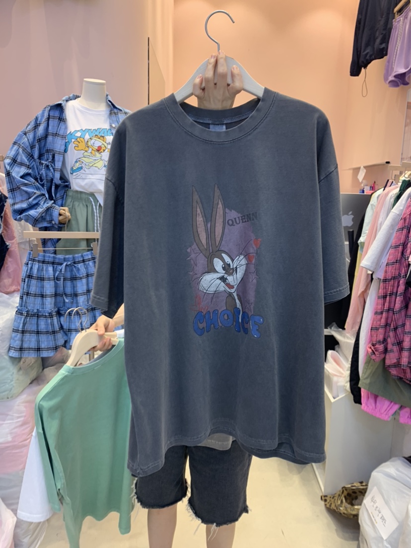 CRACKERS韓國直郵東大門代購女裝新品時尚職業休閑真品熱賣T恤CRACKERST恤圖色3