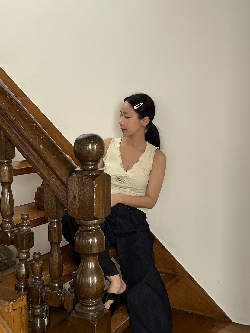 SUNDER MARKET直郵韓國代購女裝新款真品時尚熱賣吊帶背心SUNDER MARKET吊帶/背心
