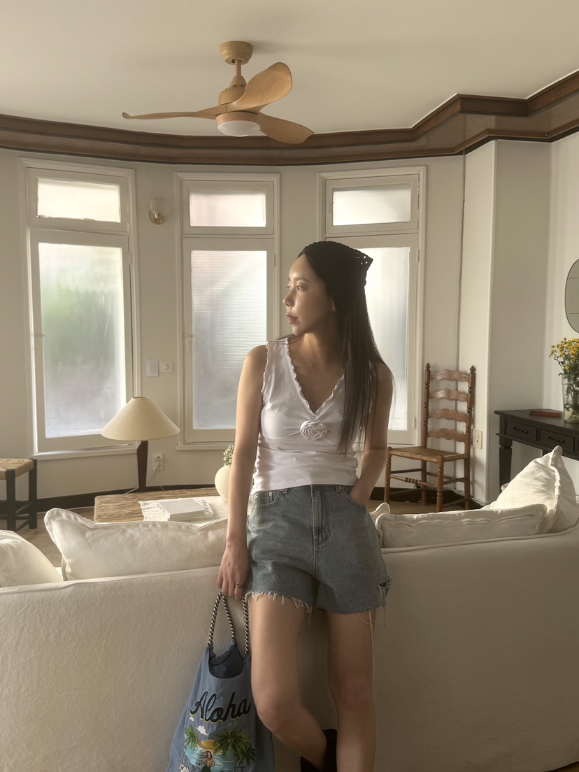 SUNDER MARKET直郵韓國代購女裝新款真品時尚熱賣吊帶背心SUNDER MARKET吊帶/背心