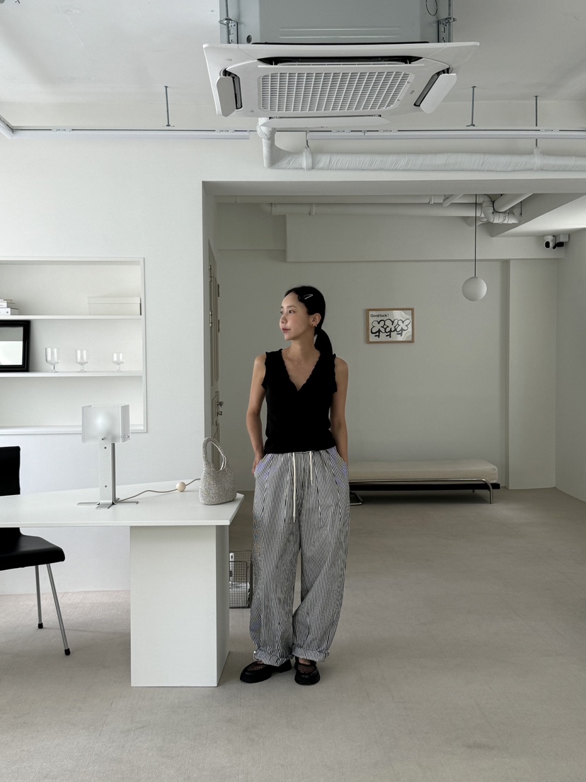 SUNDER MARKET直郵韓國代購女裝新款真品時尚熱賣吊帶背心SUNDER MARKET吊帶/背心