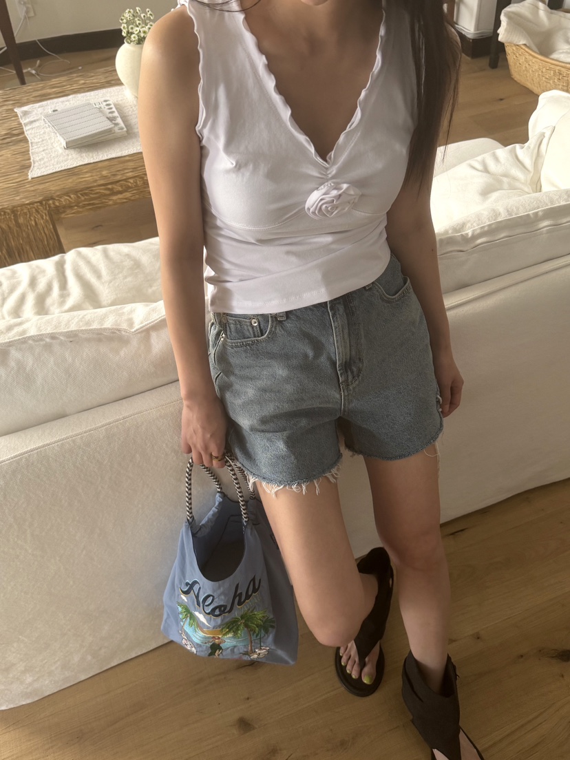 SUNDER MARKET直郵韓國代購女裝新款真品時尚熱賣吊帶背心SUNDER MARKET吊帶/背心圖色2