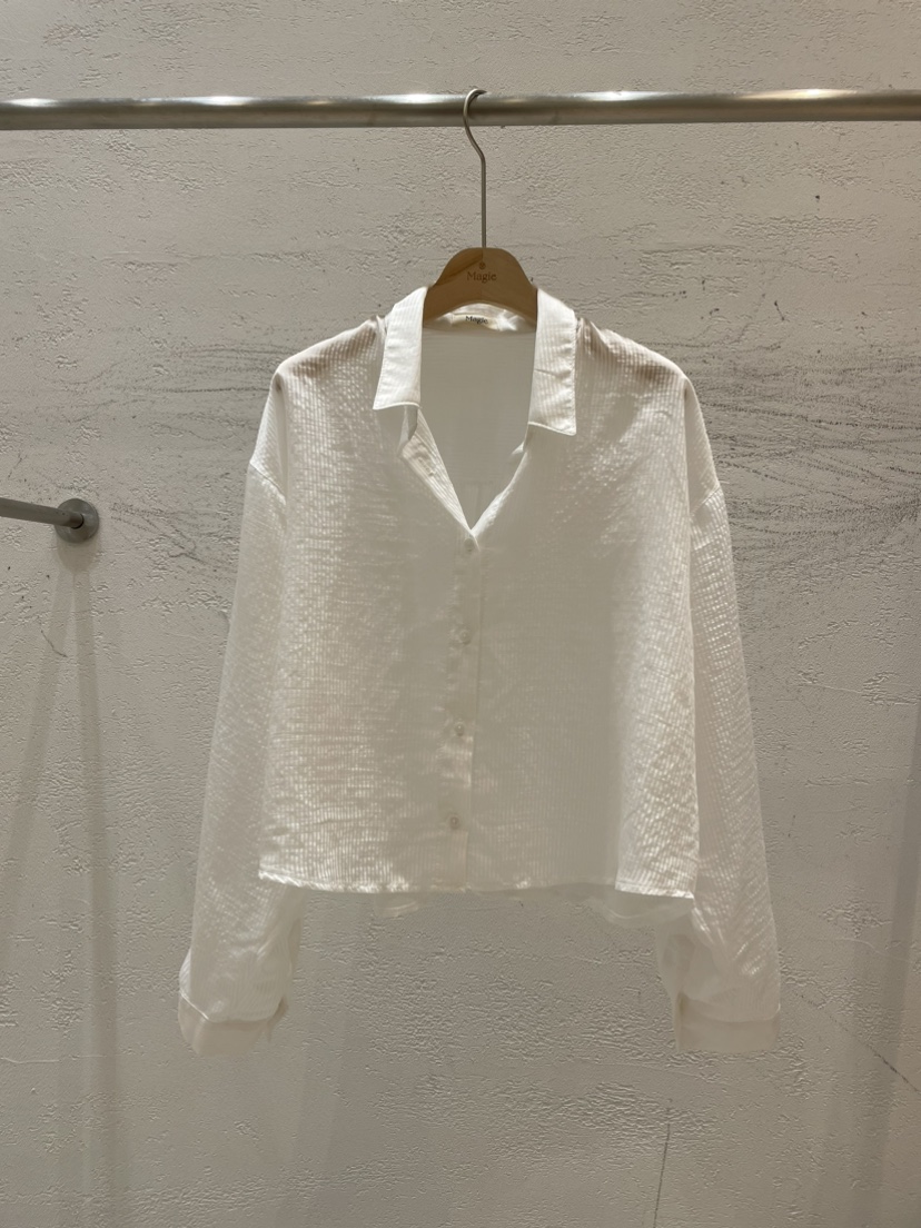 Magie韓國直郵東大門代購女裝新品熱賣推薦真品時尚襯衫蕾絲衫VI A襯衫/蕾絲衫