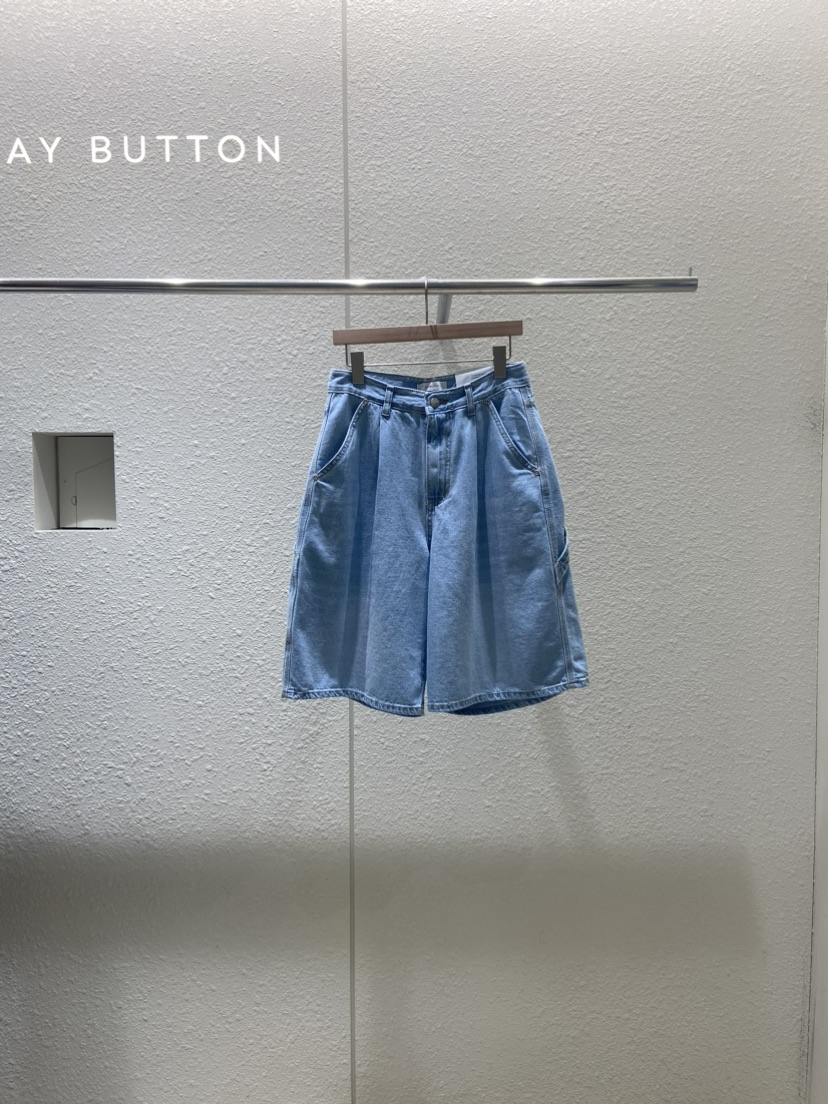 PLAYBUTTON直郵韓國代購女裝新品熱賣真品推薦休閑時尚短褲PLAYBUTTON短褲圖色1