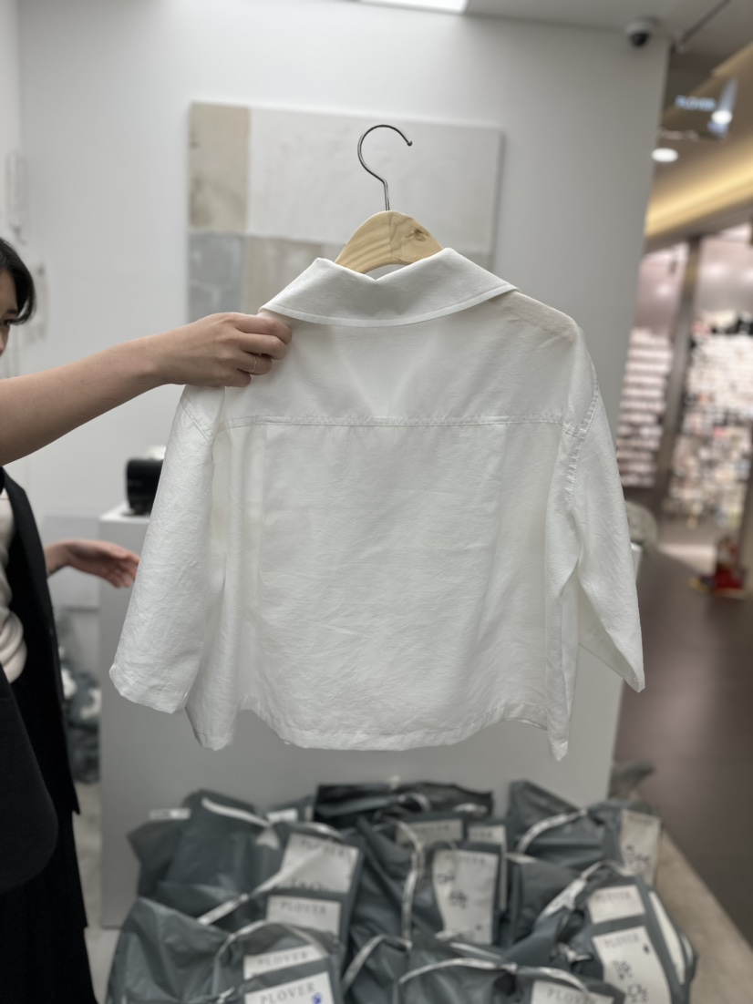 PLO_VER韓國直郵女裝新品真品推薦休閑人氣時尚職業襯衫蕾絲衫NODE 925襯衫/蕾絲衫