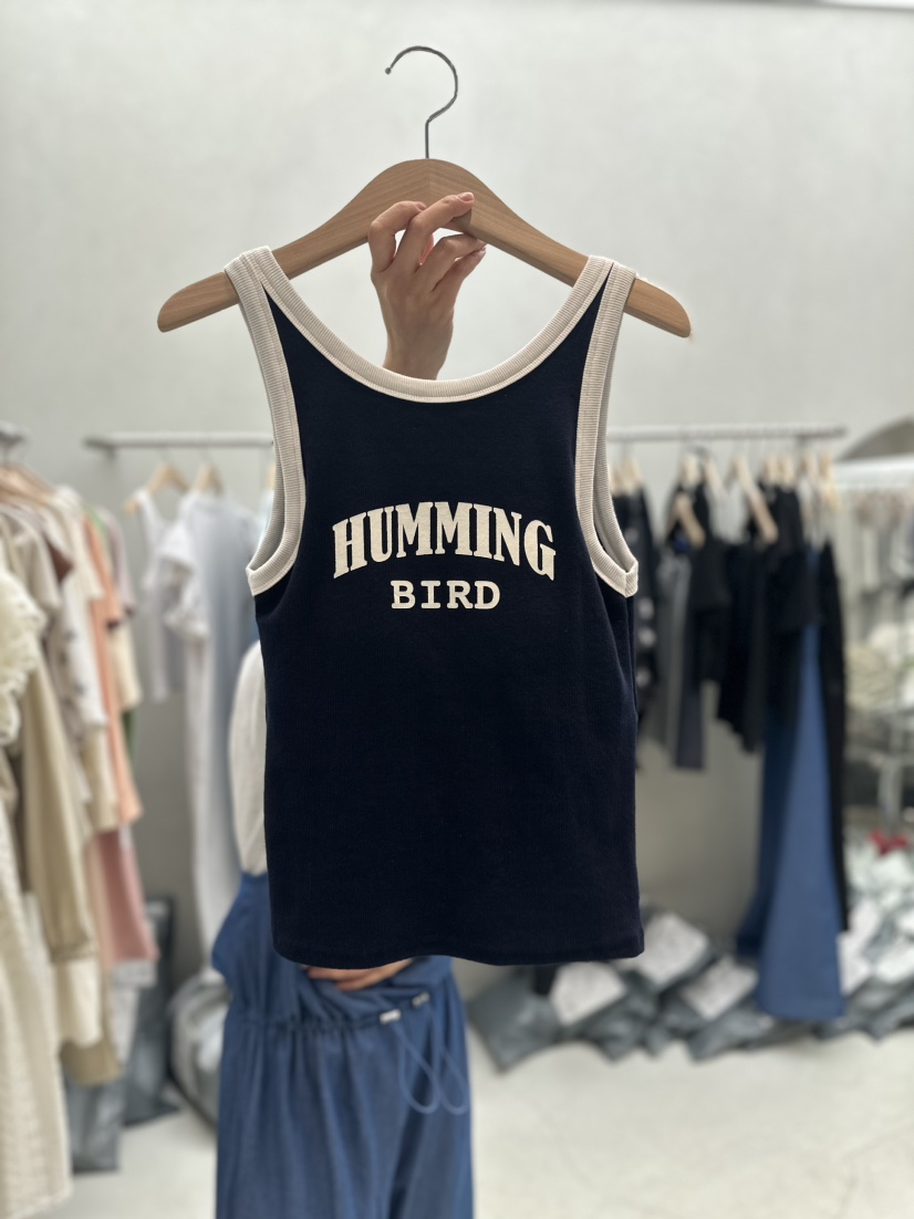 humming bird韓國直郵東大門實拍女裝新款24春夏吊帶背心humming bird吊帶/背心圖色2