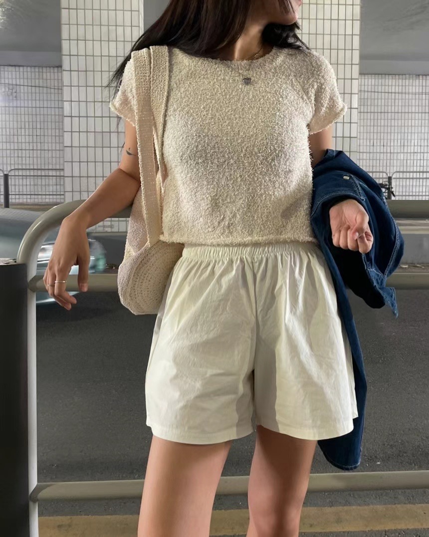 SLUB韓國直郵女士新款推薦休閑職業人氣時尚熱賣真品24春夏短褲SLUB短褲圖色2
