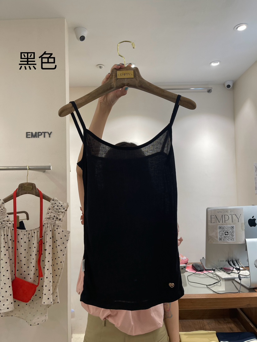 EMPTY韓國直郵女裝新品真品推薦休閑職業熱賣人氣24春夏吊帶背心EMPTY吊帶/背心圖色5