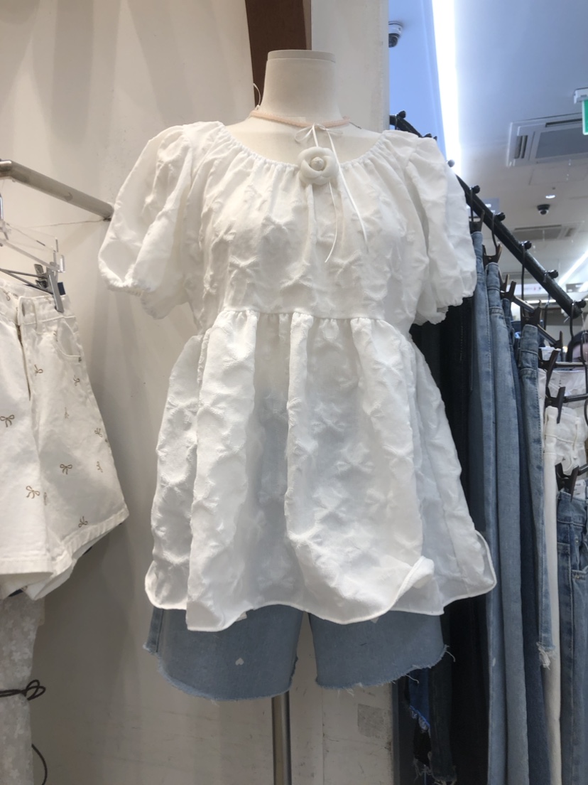 THE LENA韓國直郵東大門實拍女裝新品24春夏人氣襯衫蕾絲衫NWEOL襯衫/蕾絲衫