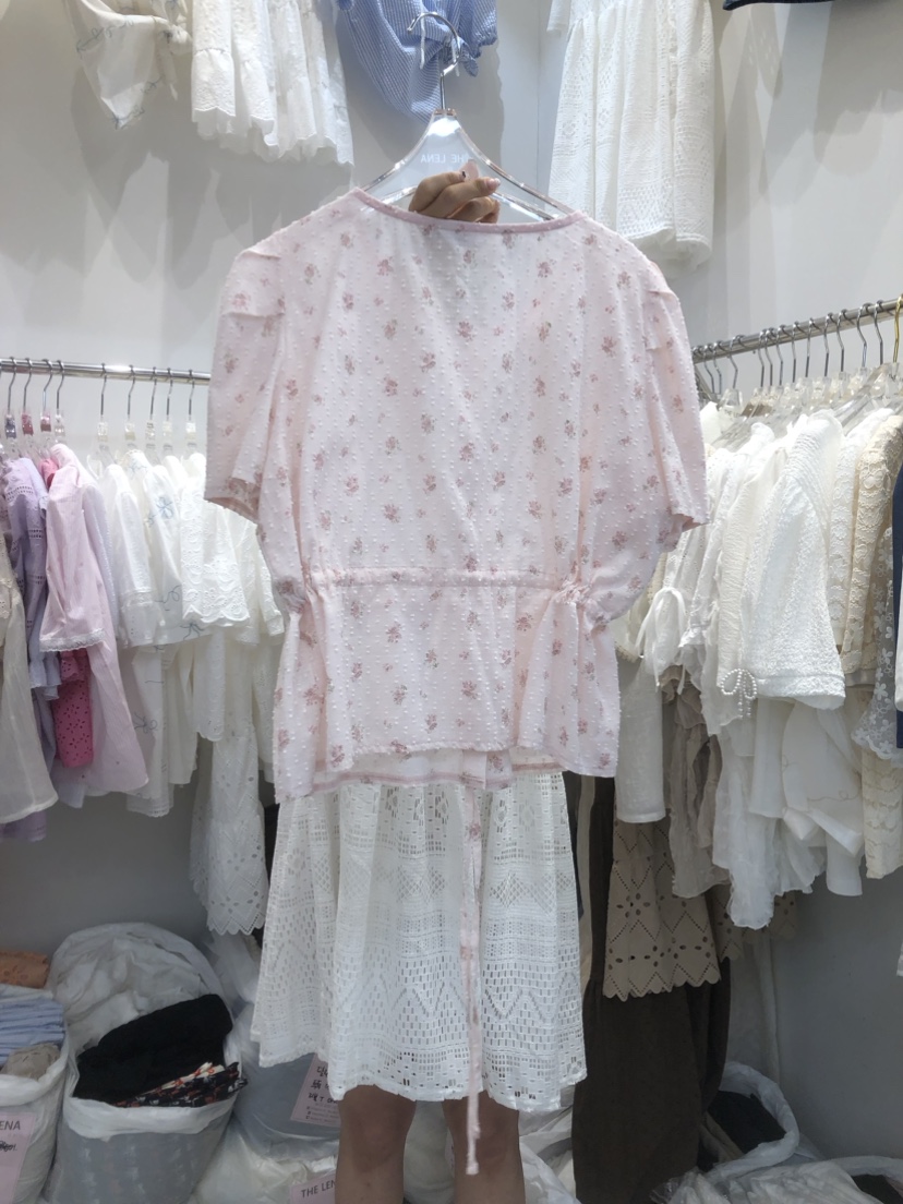 THE LENA韓國直郵女裝新品24春夏推薦休閑熱賣襯衫蕾絲衫NWEOL襯衫/蕾絲衫