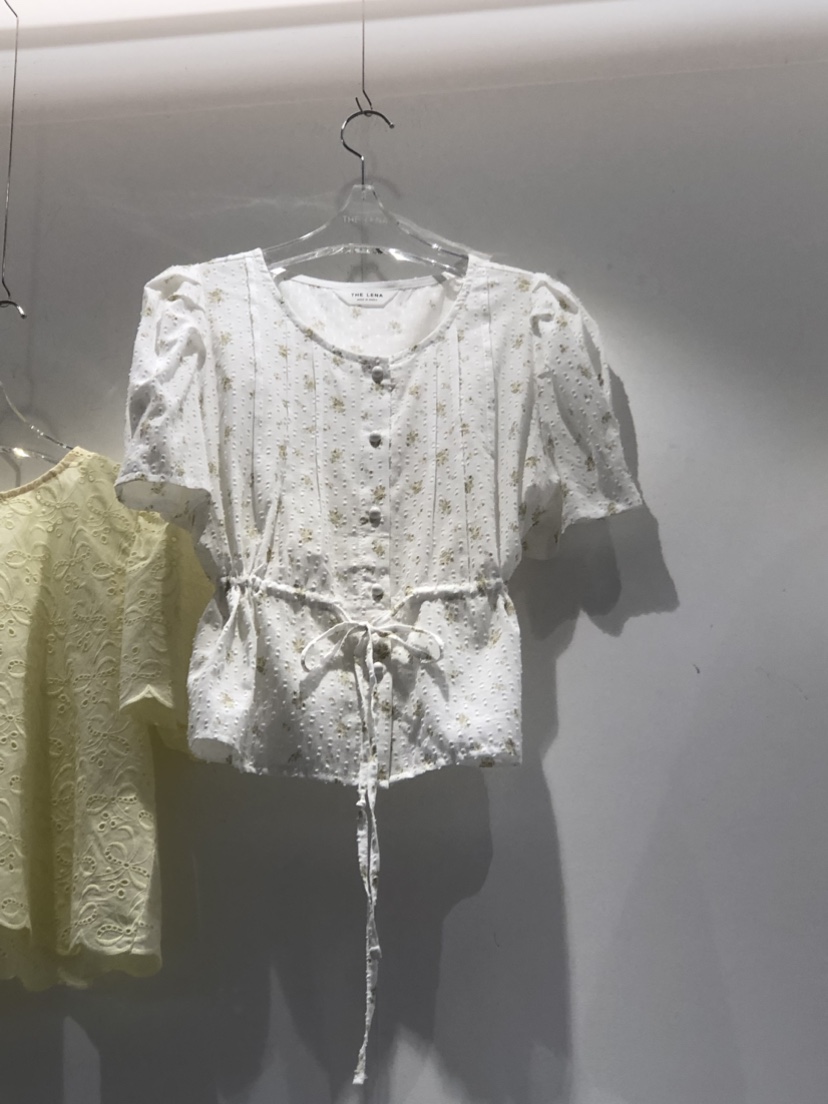 THE LENA韓國直郵女裝新品24春夏推薦休閑熱賣襯衫蕾絲衫NWEOL襯衫/蕾絲衫圖色2