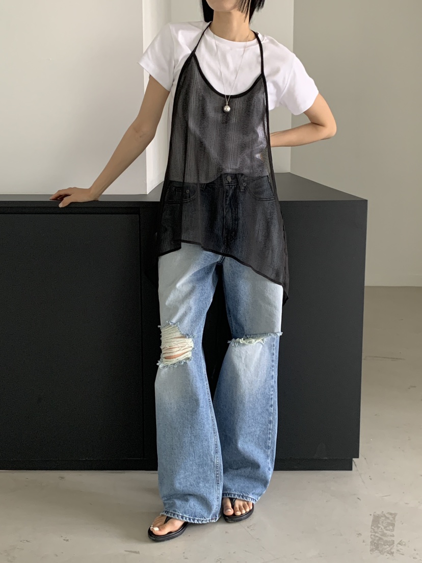 US直郵韓國代購女裝新品職業24春夏人氣時尚牛仔褲牛仔布US牛仔褲