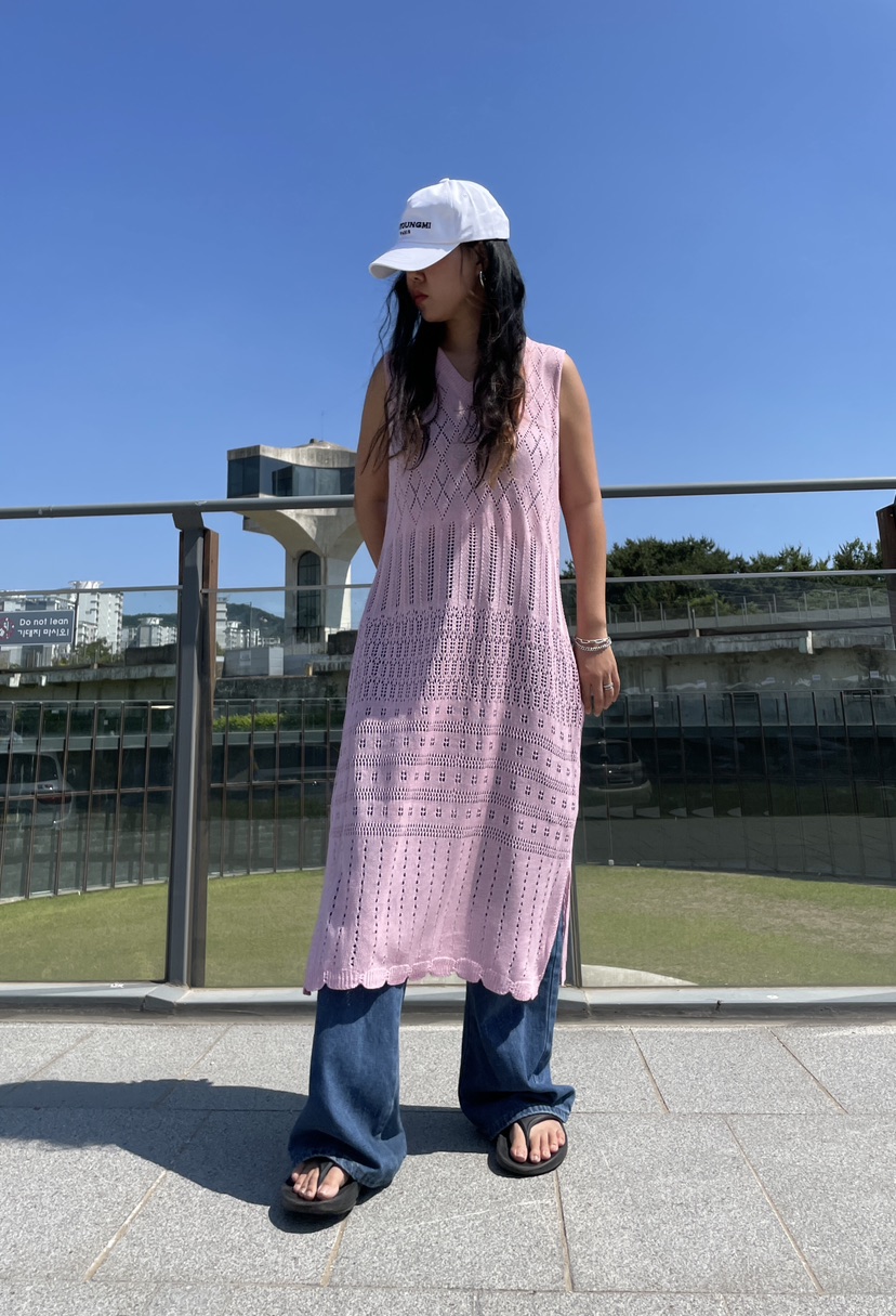 PAIRING韓國直郵女裝新品時尚熱賣職業推薦人氣24春夏連衣裙蕾絲PAIRING連衣裙