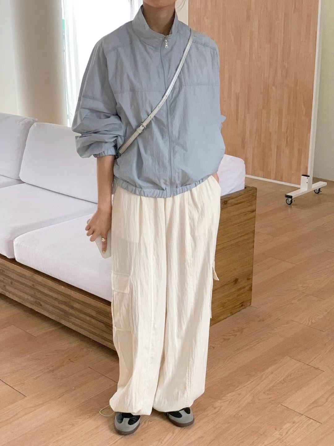 GAMGAK直郵韓國代購女裝新款推薦職業24春夏時尚休閑休閑褲GAMGAK休閑褲圖色2